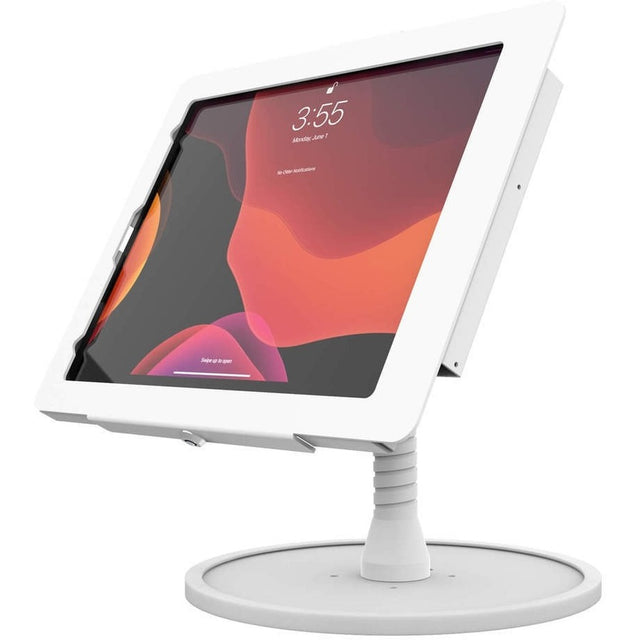 The Joy Factory Elevate II Flex Countertop Stand Kiosk for iPad Pro 12.9" 4th Gen (White)
