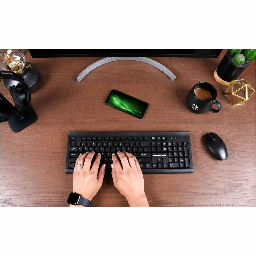 IOGEAR Long range wireless keyboard and mouse combo