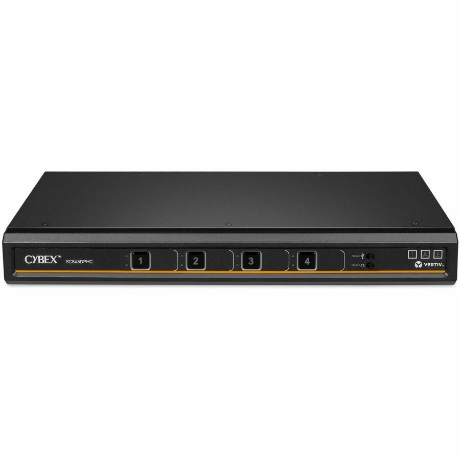 Vertiv Cybex SC800 Secure KVM | Single Head | 4 Port Universal and DPP | USB-C | NIAP version 4.0 Certified (SC845DPHC-400)