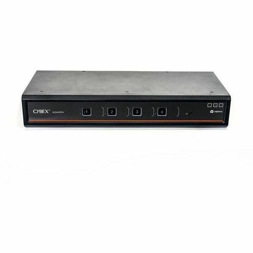 Vertiv Cybex SC900 Secure KVM | Dual Head | 4 Port Universal DisplayPort | USB-C | NIAP version 4.0 Certified
