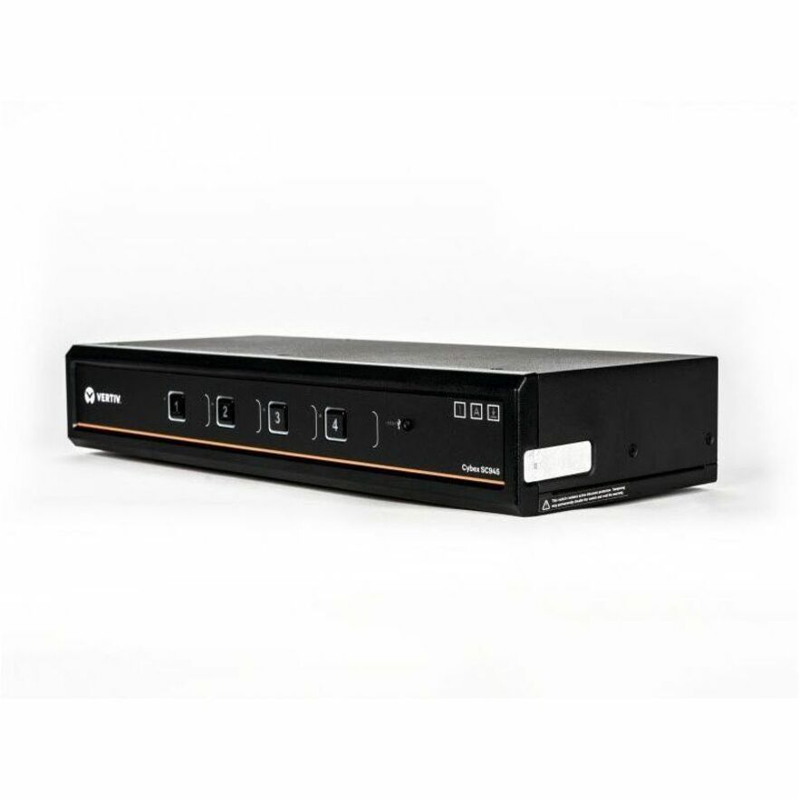 Vertiv Avocent Cybex SC900 Secure KVM Dual Head 4 Port Universal and DPP NIAP version 4.0 Certified, TAA Compliant (SC945DPH-400)