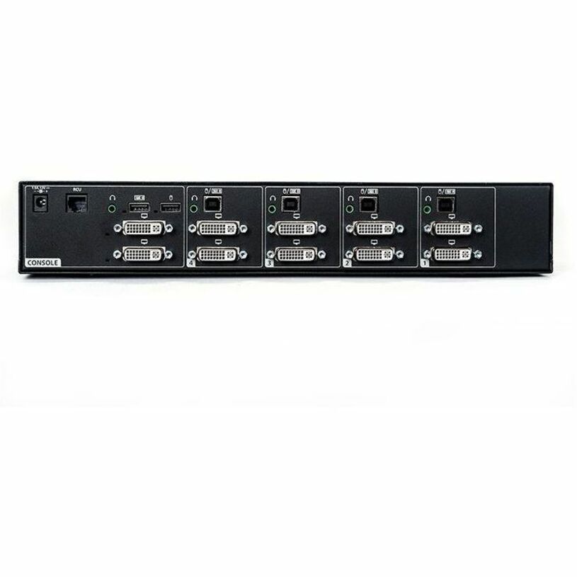 Vertiv Avocent Cybex SC900 Secure Desktop KVM Switch, Dual Head Monitor, 8 Port, Touch Screen Support, NIAP Version 4.0, TAA Compliant (SC940DVI-400)
