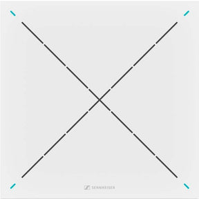 Sennheiser TeamConnect Ceiling 2 Wired Condenser, Noise Cancelling Microphone - White