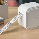 TZEM261 BLACK IN MATTE WHITE