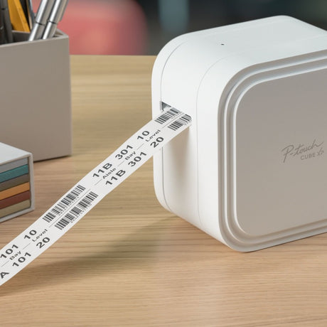 TZEM261 BLACK IN MATTE WHITE