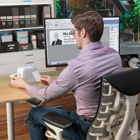 TZEM261 BLACK IN MATTE WHITE