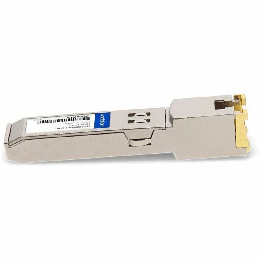 Cisco&reg; and Juniper Networks&reg; Compatible TAA Compliant 10/100/1000Base-TX SFP Transceiver (Copper, 100m, RJ-45)