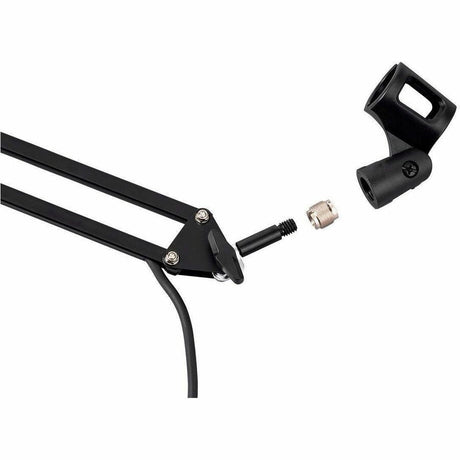 Monoprice Suspension Boom Arm Scissor Broadcast Mic Stand w/ Built-in XLR Mic Cable