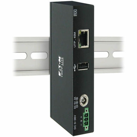 Eaton Tripp Lite Series 1-Port Industrial USB over Cat6 Extender, ESD Protection, PoC - USB 2.0, Mountable, 150 ft. (45.72 m), TAA