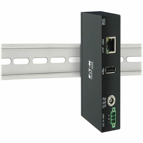 Eaton Tripp Lite Series 1-Port Industrial USB over Cat6 Extender, ESD Protection, PoC - USB 2.0, Mountable, 150 ft. (45.72 m), TAA