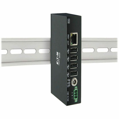 Eaton Tripp Lite Series 4-Port Industrial USB over Cat6 Extender, ESD Protection, PoC - USB 2.0, Mountable, 150 ft. (45.72 m), TAA