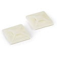 StarTech.com 100 Pack Cable Tie Mounts with Adhesive Tape for 0.18in (4.6mm) Wide Ties - Nylon/Plastic Zip Tie Mounts - 94V-2 Fire & UL
