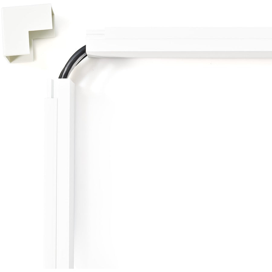 StarTech.com 20 Pack Cable Raceway Outside Corner Connectors for CBMCWD5020 Cable Management Accessories Wiring Duct 90&deg; Outside Elbow UL