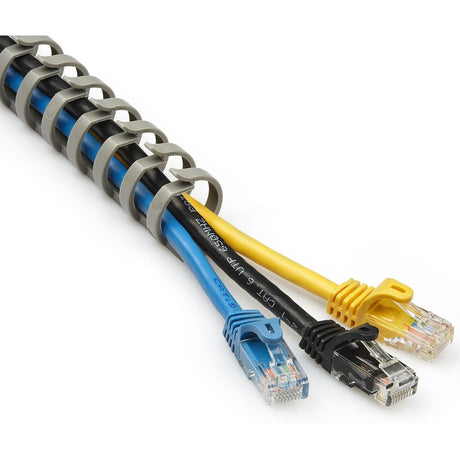 StarTech.com Cable Management Raceway Spine Vertebrae 3/4"(20mm)W x 1/2"(14mm)H, 20"(0.5m) length, Network Cord Hider/Wire Duct, UL Listed