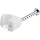 StarTech.com 100 Pk (M) Cable Clips w/ Nail - Reusable Nail-in Clamps - Cord Mounting/Holding Clips - Cable Tacks Wire Fasteners White TAA