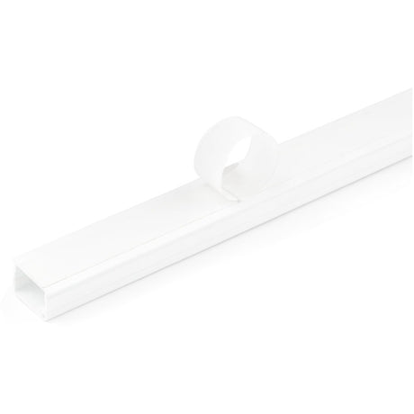 StarTech.com Cable Management Raceway with Adhesive Tape/Cover 3/4"(19mm)W x 1/2"(13mm)H x 6ft(1.8m)length, Network Cord Hider, UL Listed