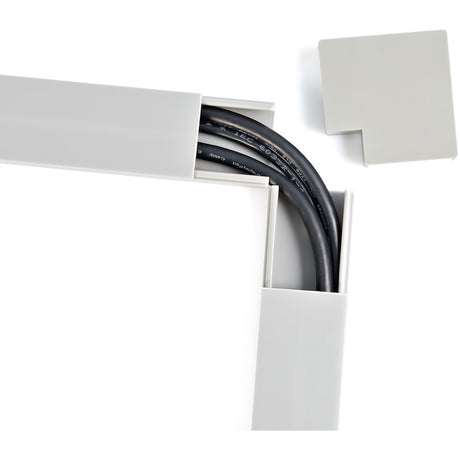 StarTech.com 20 Cable Raceway L Connectors for CBMWD3816 - 90 Degree Flat L Type - Lateral Elbow - Cable Management Accessories - UL