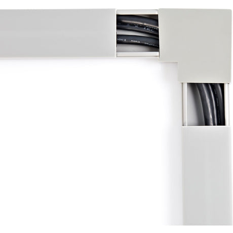 StarTech.com 20 Cable Raceway L Connectors for CBMWD3816 - 90 Degree Flat L Type - Lateral Elbow - Cable Management Accessories - UL