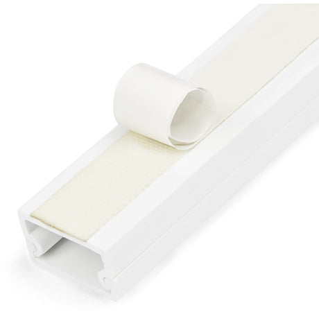 StarTech.com Cable Management Raceway w/Adhesive Tape and Cover 3/4"(19mm)W x 3/8"(11mm)H, 3ft(1m) length, Network Cord Hider, UL Listed