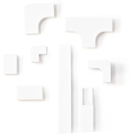 StarTech.com Cable Management Raceway w/Adhesive Tape and Cover 3/4"(19mm)W x 3/8"(11mm)H, 3ft(1m) length, Network Cord Hider, UL Listed