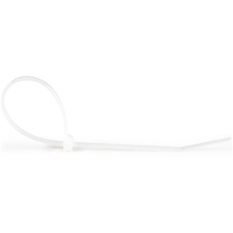StarTech.com 10"(25cm) Cable Ties, 2-5/8"(68mm) Dia, 50lb(22kg) Tensile Strength, Nylon Self Locking Ties, UL Listed, 100 Pack, White