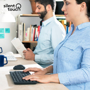 Logitech MK295 Wireless Mouse & Keyboard Combo with SilentTouch Technology, Graphite