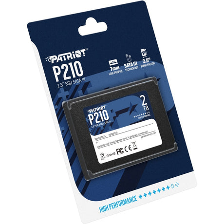 Patriot Memory P210 P210S2TB25 2 TB Solid State Drive - 2.5" Internal - SATA (SATA/600)