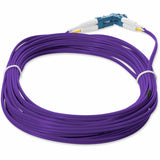 AddOn 5m LC (Male) to LC (Male) Purple OS2 Duplex Fiber OFNR (Riser-Rated) Patch Cable