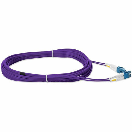 AddOn 5m LC (Male) to LC (Male) Purple OS2 Duplex Fiber OFNR (Riser-Rated) Patch Cable