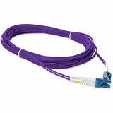 AddOn 5m LC (Male) to LC (Male) Purple OS2 Duplex Fiber OFNR (Riser-Rated) Patch Cable