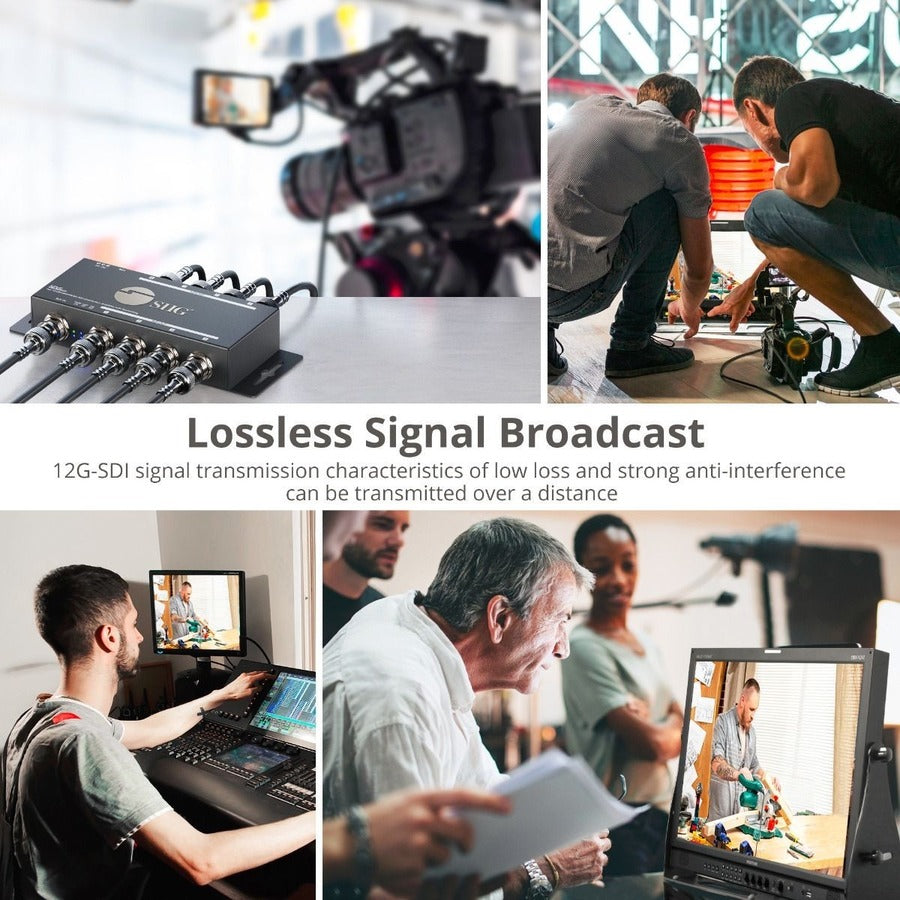 SIIG 1x8 12G SDI Distribution Amplifier - 70M