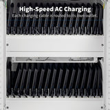 Eaton Tripp Lite Series Safe-IT Multi-Device UV Charging Cart, Hospital-Grade, 32 AC Outlets, Laptops, Chromebooks, Antimicrobial, White