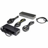 StarTech.com USB-C & USB-A Dock, Hybrid Triple Monitor Laptop Docking Station DisplayPort & HDMI 4K 60Hz/85W PD/6x USB/GbE, TAA