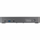 StarTech.com USB-C & USB-A Dock, Hybrid Triple Monitor Laptop Docking Station DisplayPort & HDMI 4K 60Hz/85W PD/6x USB/GbE, TAA