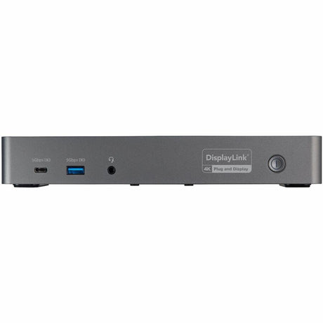 StarTech.com USB-C & USB-A Dock, Hybrid Triple Monitor Laptop Docking Station DisplayPort & HDMI 4K 60Hz/85W PD/6x USB/GbE, TAA