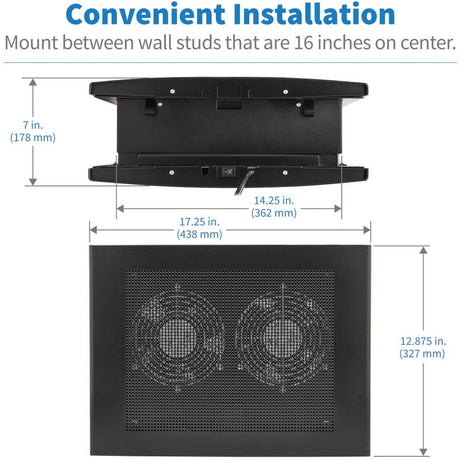 EXHAUST FAN FOR RACK ENCLOSURE