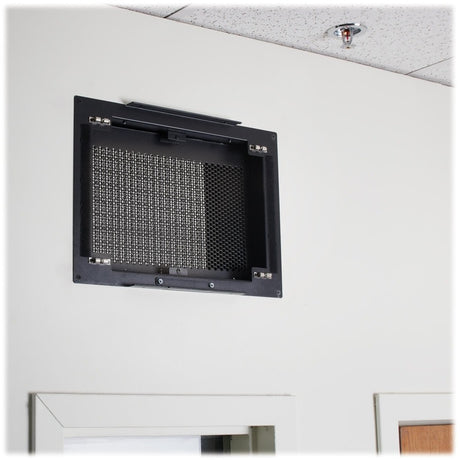 Eaton Tripp Lite Series Network Closet Through-Wall Air Duct, Built-in Filter, Black