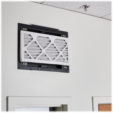 Eaton Tripp Lite Series Network Closet Through-Wall Air Duct, Built-in Filter, Black