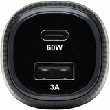 Eaton Tripp Lite Series Dual-Port USB Car Charger, 63W Max - USB-C PD 3.0 Up to 60W, USB-A QC 3.0 Up to 18W
