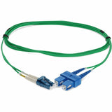 AddOn 7m LC (Male) to SC (Male) Green OS2 Duplex Fiber OFNR (Riser-Rated) Patch Cable