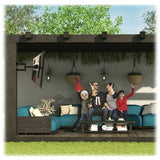 Eaton Tripp Lite Series Outdoor Full-Motion TV Wall Mount with Fully Articulating Arm for 32" to 80" Flat-Screen Displays