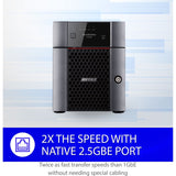 BUFFALO TeraStation 3420 4-Bay SMB 32TB (4x8TB) Desktop NAS Storage w/ Hard Drives Included