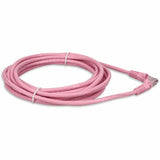 AddOn 46ft RJ-45 (Male) to RJ-45 (Male) Pink Cat6 UTP PVC Copper Patch Cable