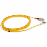 AddOn 3m LC (Male) to SC (Male) Yellow OM1 Duplex Fiber OFNR (Riser-Rated) Patch Cable
