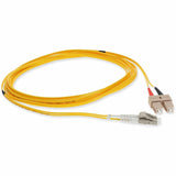 AddOn 3m LC (Male) to SC (Male) Yellow OM1 Duplex Fiber OFNR (Riser-Rated) Patch Cable