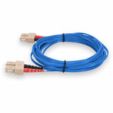 AddOn 5m SC (Male) to SC (Male) Blue OM1 Duplex PVC Fiber Patch Cable