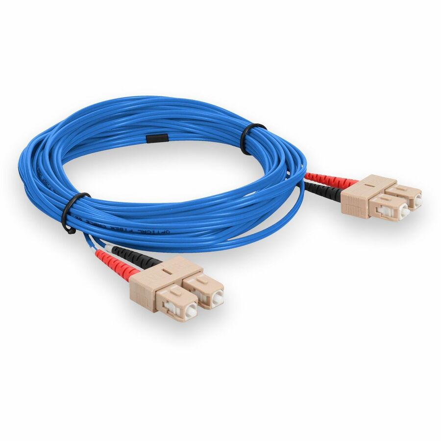 AddOn 5m SC (Male) to SC (Male) Blue OM1 Duplex PVC Fiber Patch Cable