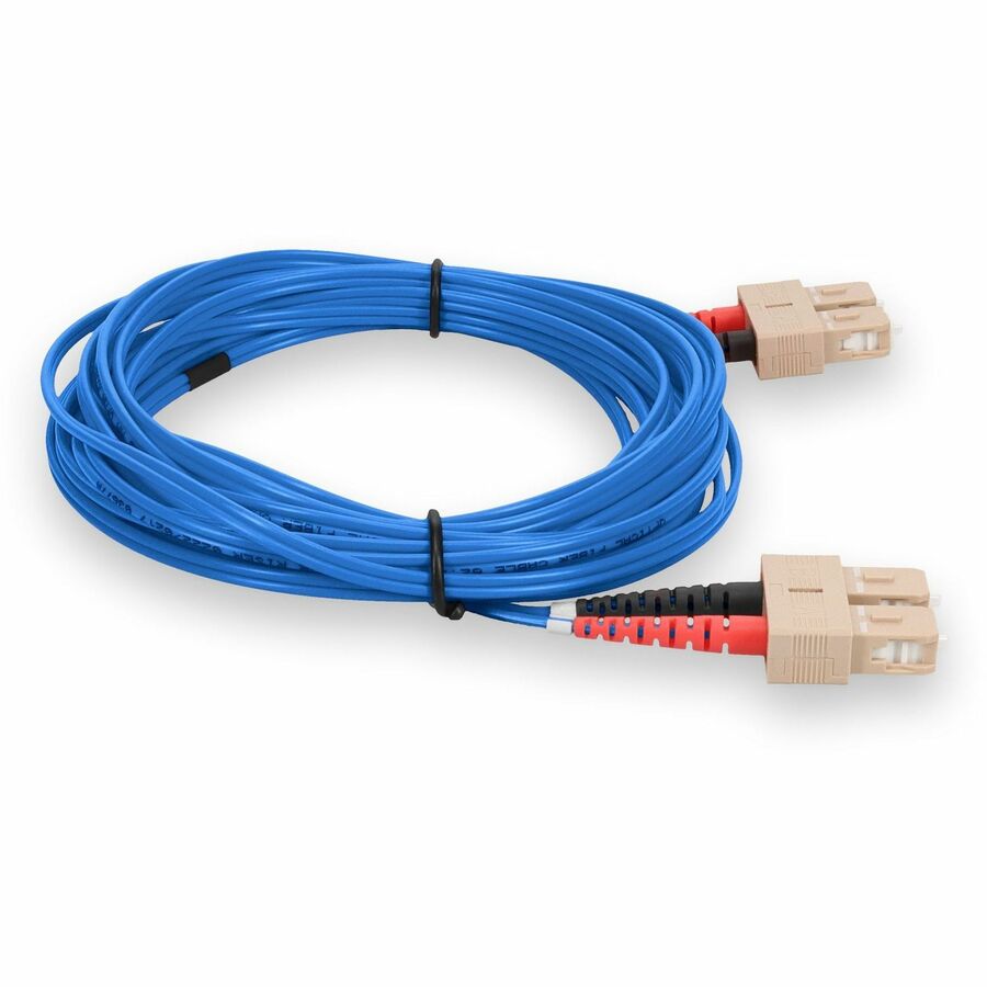 AddOn 5m SC (Male) to SC (Male) Blue OM1 Duplex PVC Fiber Patch Cable