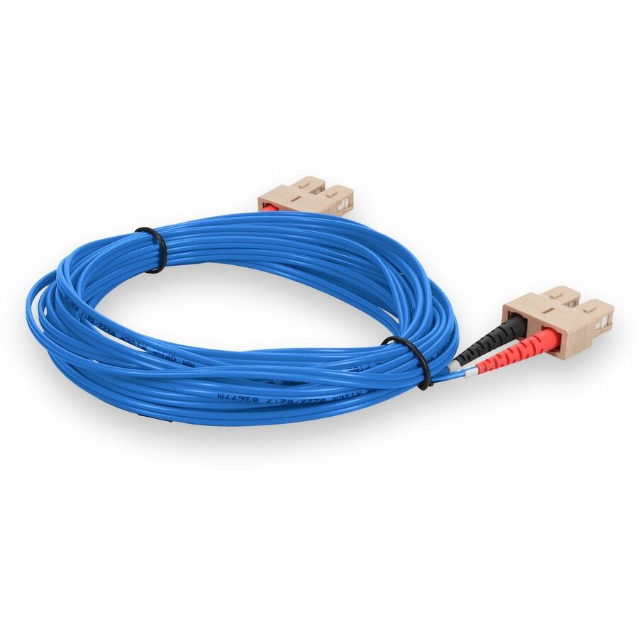 AddOn 5m SC (Male) to SC (Male) Blue OM1 Duplex PVC Fiber Patch Cable