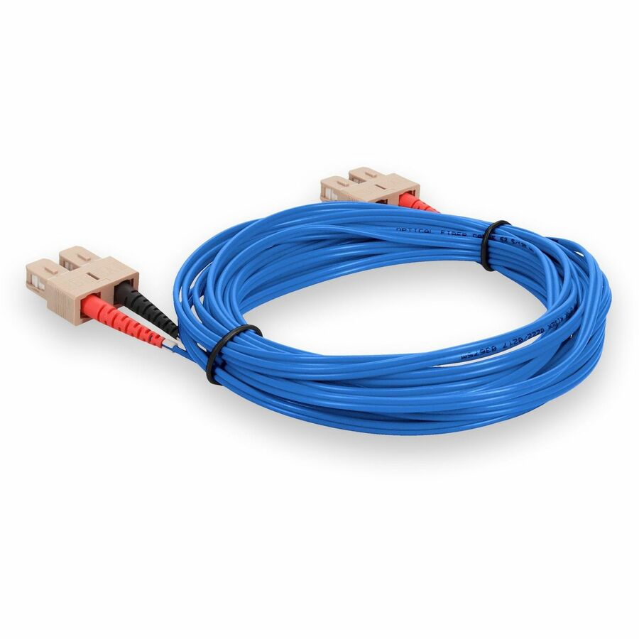 AddOn 5m SC (Male) to SC (Male) Blue OM1 Duplex PVC Fiber Patch Cable